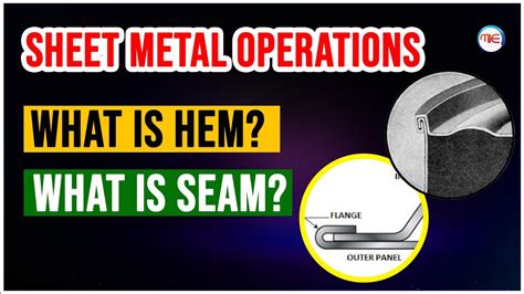 seam sheet metal|seaming process in sheet metal.